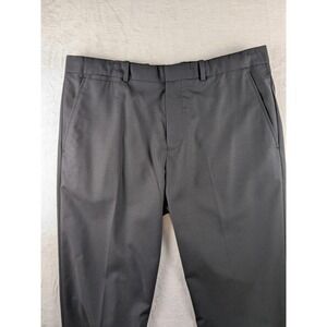 Theory Mens Marlow Commit Wool Dress Pants Herringbone‎ Career Trousers (Read)